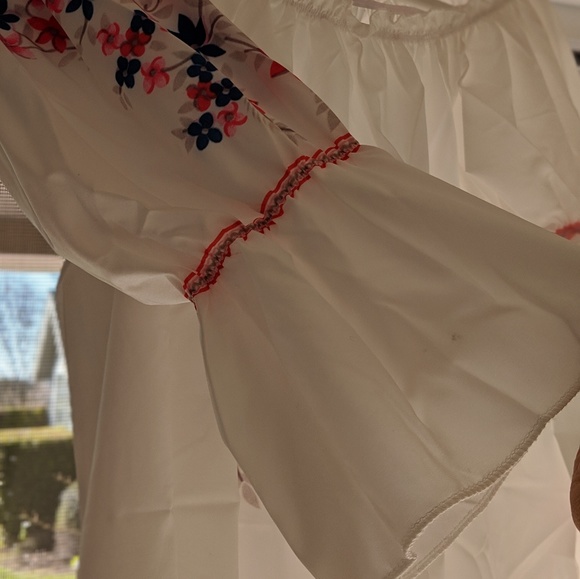 Off-the-shoulder Flare Sleeve Mini Dress - Picture 3 of 8